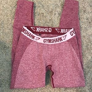 Beet colored gymshark leggings